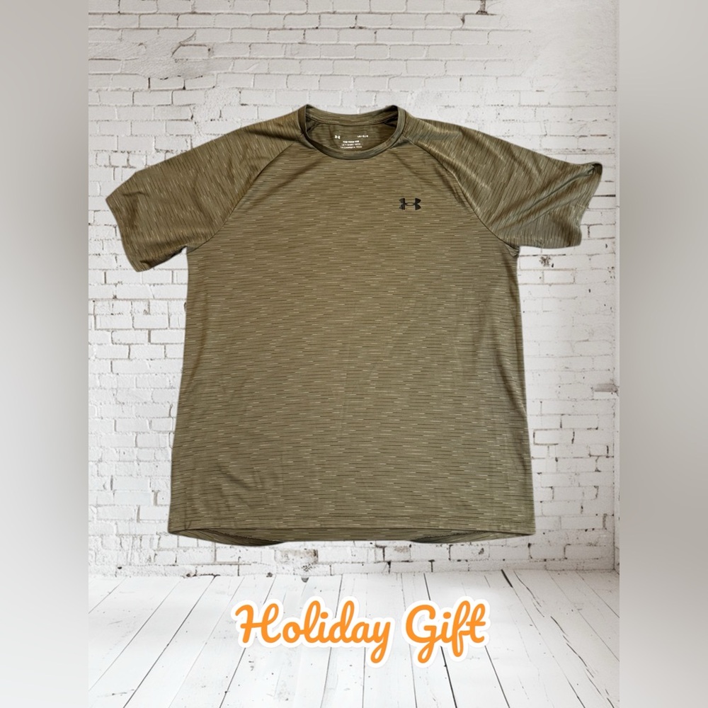 Men's Large Under Armour‎ Tech™ 2.0 Short Sleeve Army Green- Large